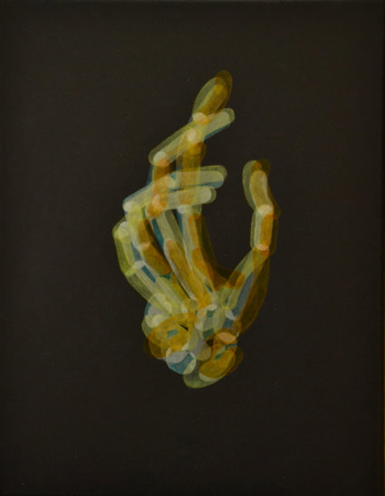 Pantocrator acrylic on canvas 9 x 12 Laurence Finet